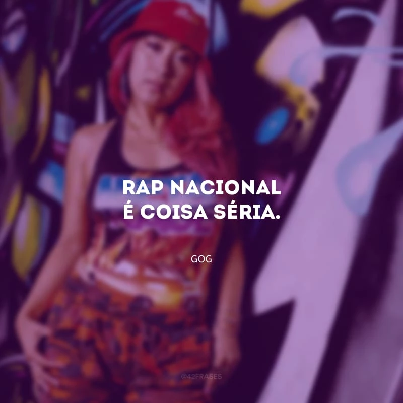Rap Nacional é coisa séria.